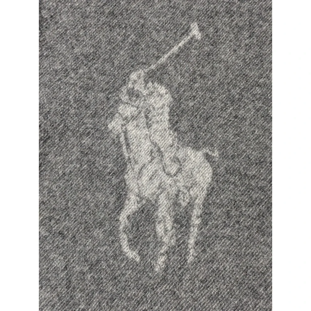 Ralph Lauren Blue Label Lambs Wool +‎ Cashmere Scarf Made In ITALY